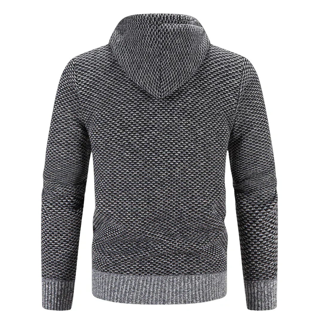 Michael – bluza z kapturem z polarową podszewką