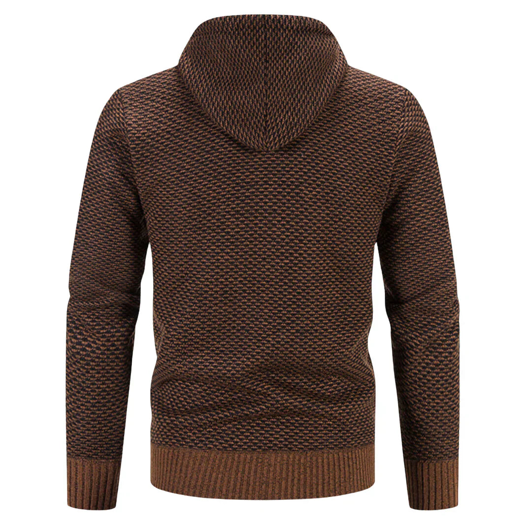 Michael – bluza z kapturem z polarową podszewką