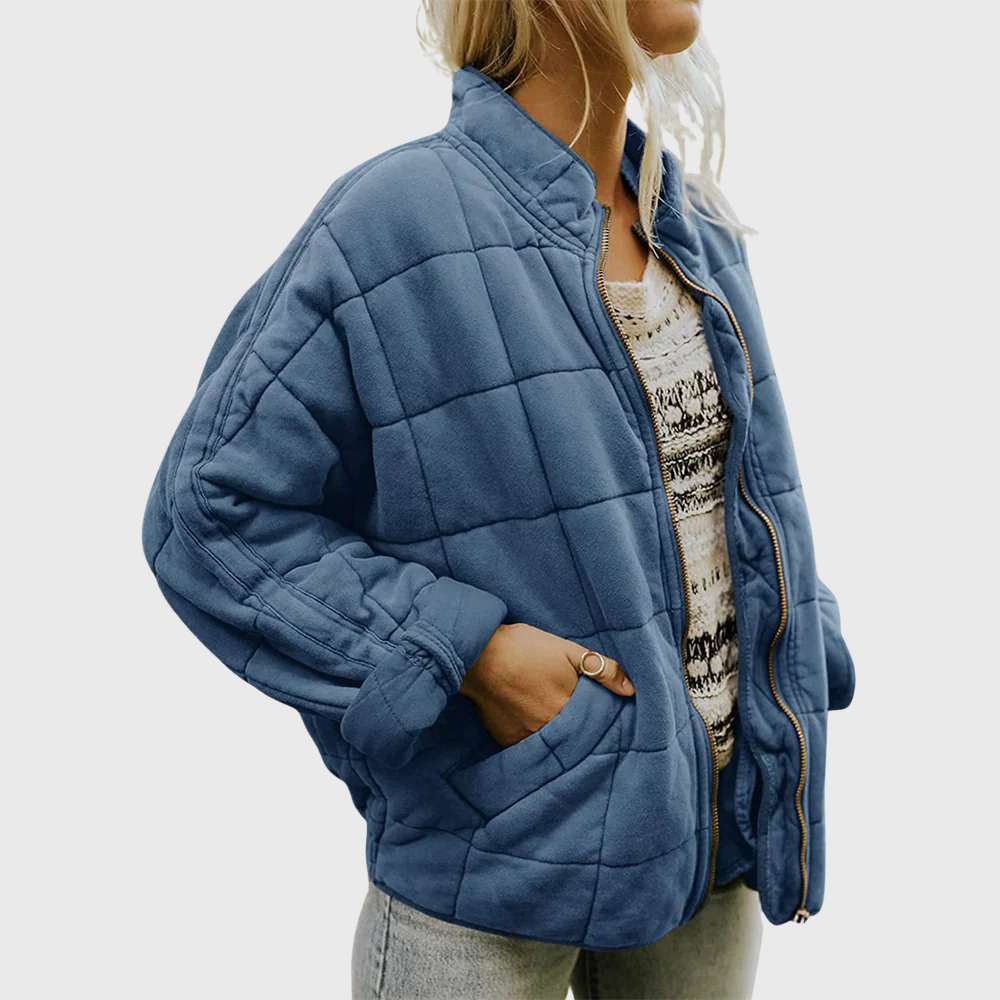 Angela – oversize'owa kurtka o kwadratowym kroju
