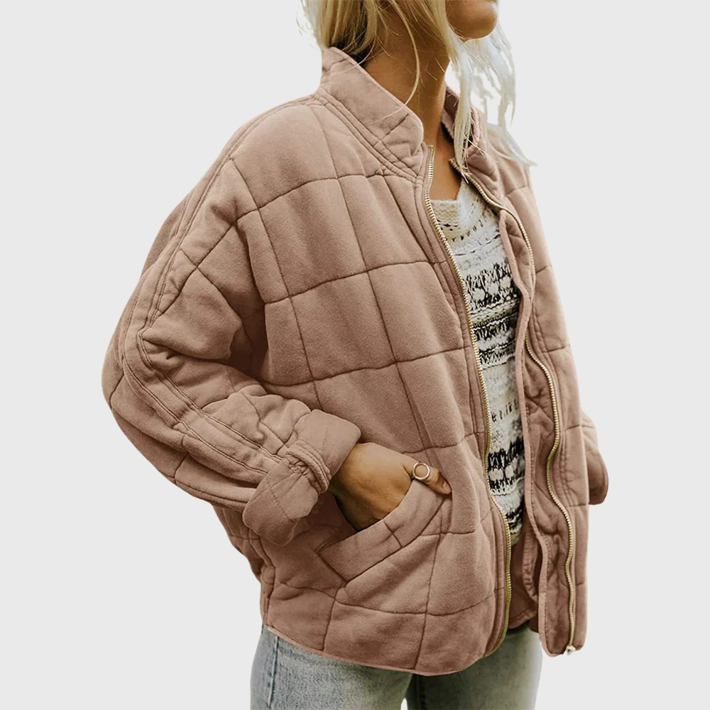 Angela – oversize'owa kurtka o kwadratowym kroju