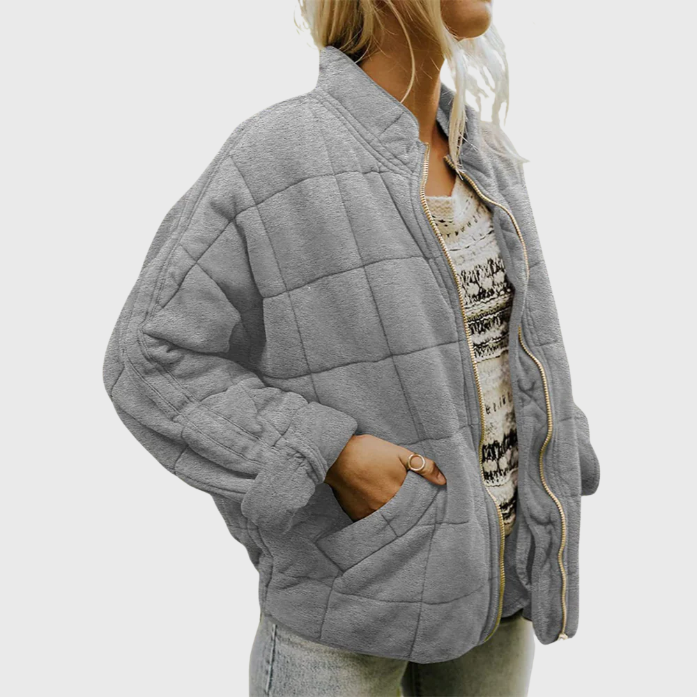 Angela – oversize'owa kurtka o kwadratowym kroju