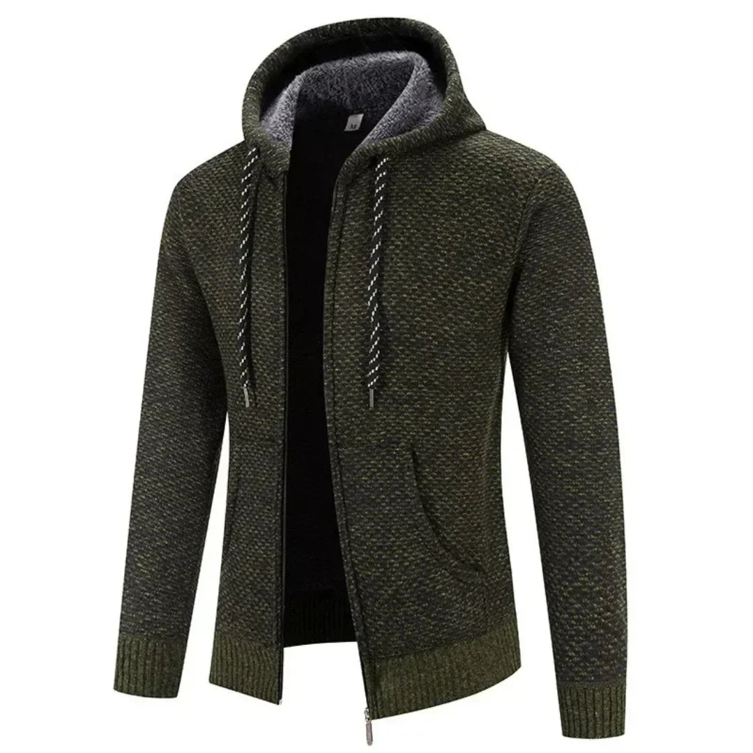 Michael – bluza z kapturem z polarową podszewką