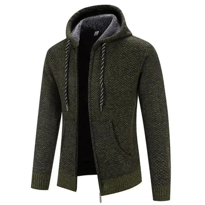 Michael – bluza z kapturem z polarową podszewką