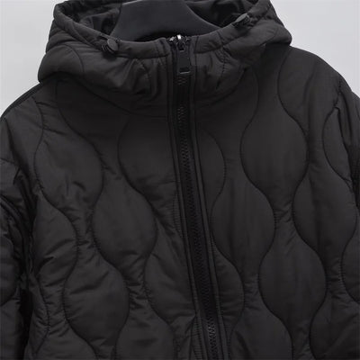 Autumn/Winter New Product Women's New Fashion and Casual Versatile Stand up Collar Hooded Jacket Cotton Coat