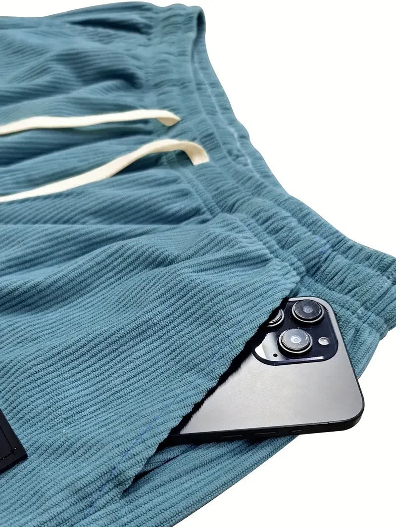 Oliver | Luźne spodnie z sztruksu