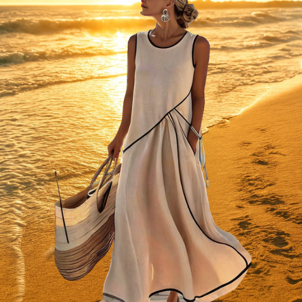 Maja – elegancka sukienka bez rękawów