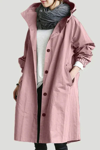Juliet – długi trencz z kapturem w stylu oversize