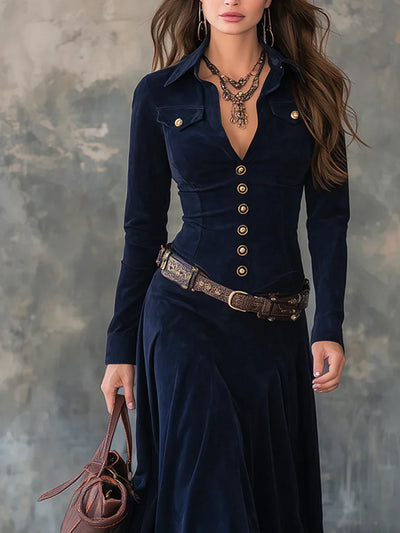 Julieta – długa sukienka w stylu vintage