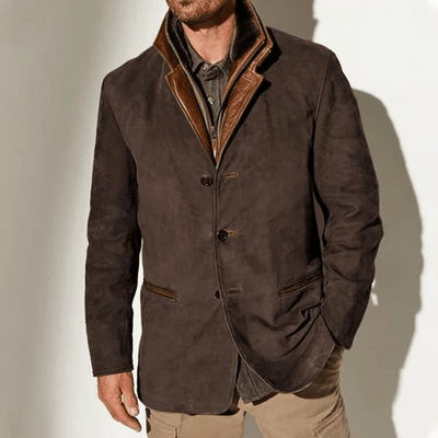 Jack – męski płaszcz dwuwarstwowy w stylu vintage