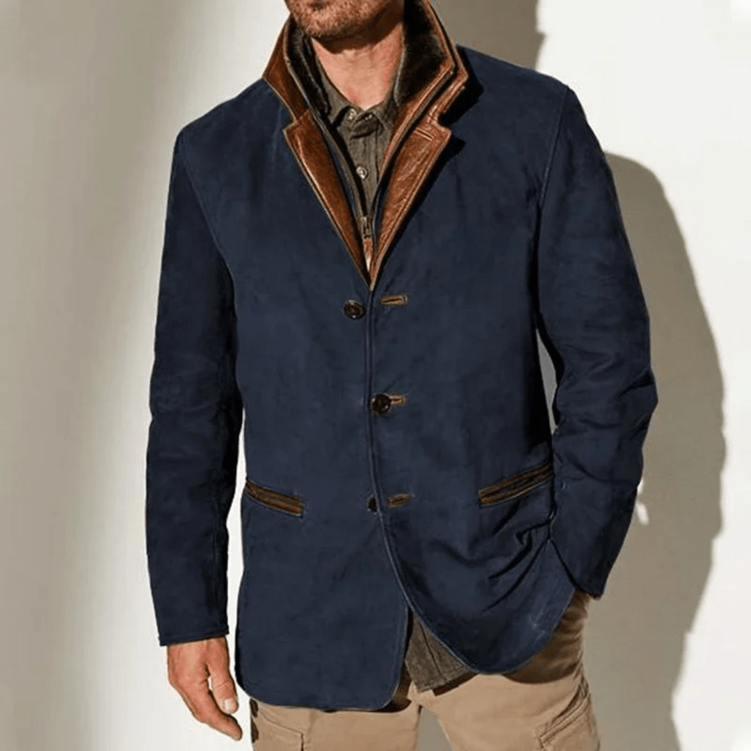 Jack – męski płaszcz dwuwarstwowy w stylu vintage