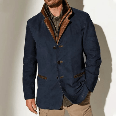 Jack – męski płaszcz dwuwarstwowy w stylu vintage