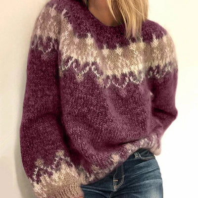 Mara – sweter retro z moheru